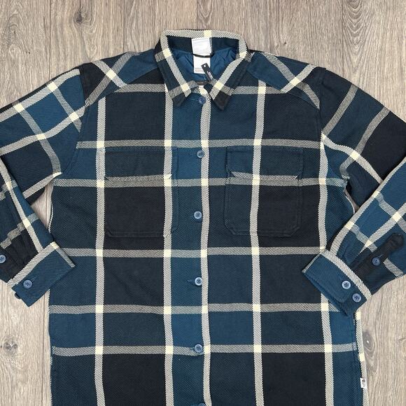 The North Face Valley Twill Utility Coat Size Small Womens Midnight Petrol Blue - Picture 7 of 16